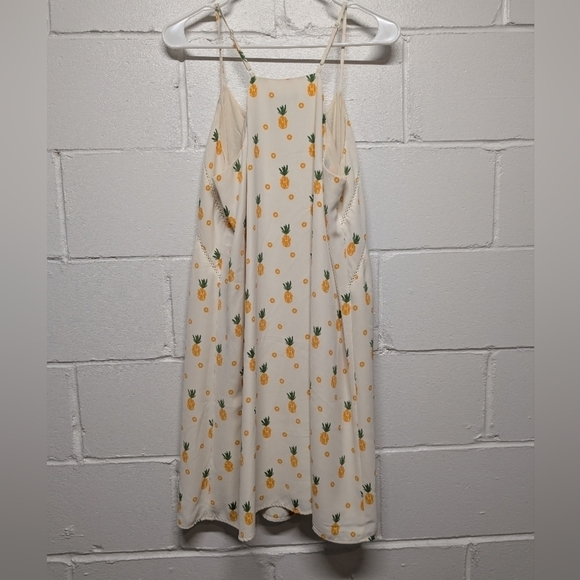Market & Spruce Women's Pineapple Summer Tank Dress Large - Picture 4 of 6